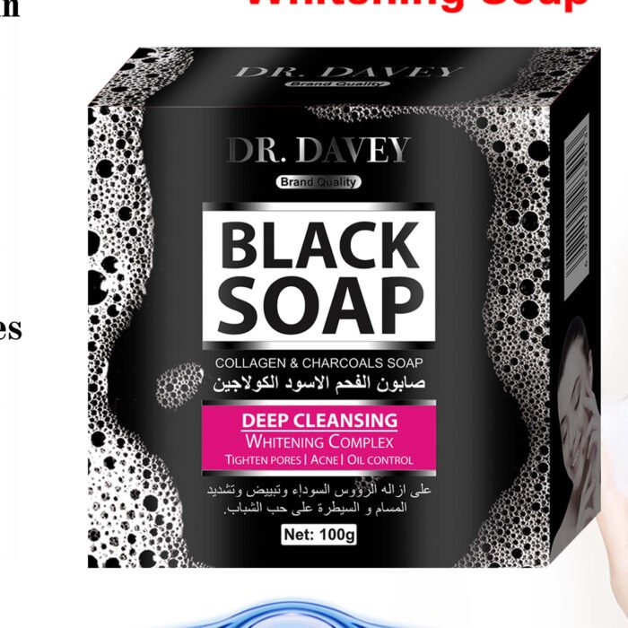 DR.DAVEY Charcoal Soap 100g Private Label Wholesale OEM Good Quality