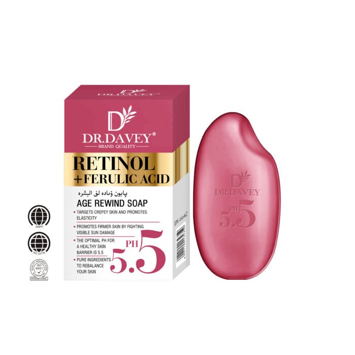 DR.DAVEY RETINOL + FERULIC ACID AGE REWIND SOAP - Image 3