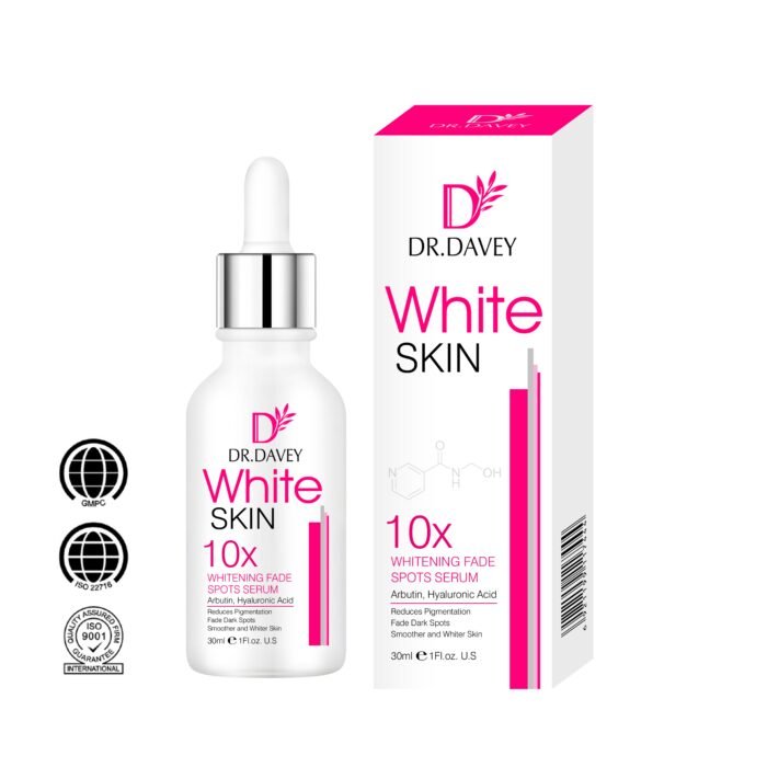DR.DAVEY 10X White Serum whitening fade spots serum 30ml good quality - Image 5