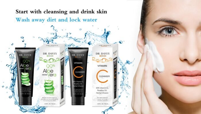 DR.DAVEY Collagen Face Wash Foam Facial Cleanser Whitening Skin Moisturizing Firming Oil Control With Massage Brush - Image 8