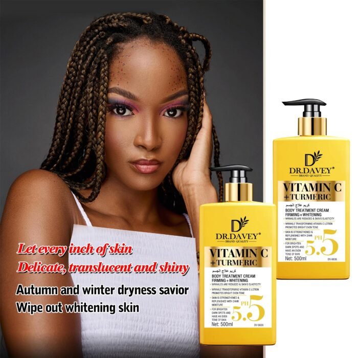 DR.DAVEY Vitamin C Body Cream Body Lotion Turmeric Tumeric And Vitamin C Lotion Canada - Image 2