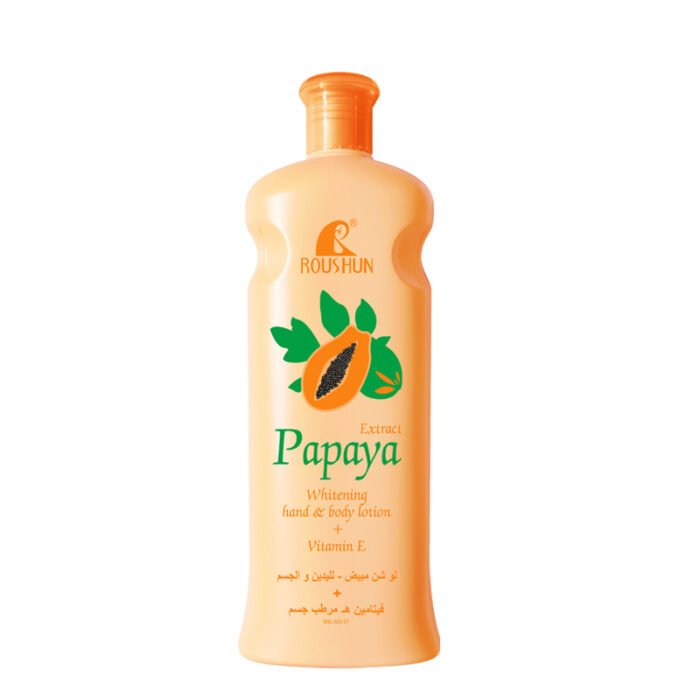 ROUSHUN VitaminE & papaya whitening shining brightening body lotion