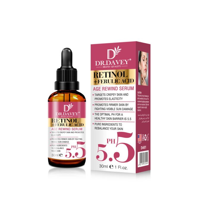 DR.DAVEY Wholesale Ferulic Acid Retinol Face Serum Reduce Finelines Firming Moisturizing Facial Serum