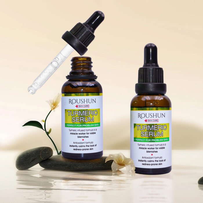 ROUSHUN Brightening Turmeric Face Serum Dark Spot Turmeric Serum - Image 2