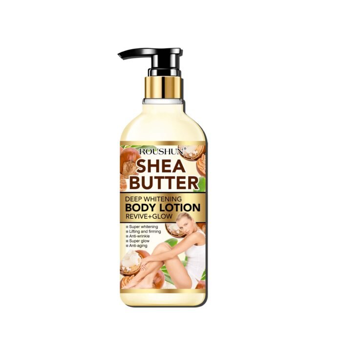 ROUSHUN Skin Lighting Lotion Shea Butter Deeply Nourishing Whitening Firming Skin All Day Private Label Body Lotion
