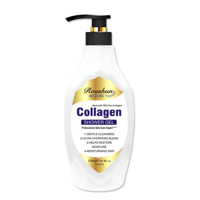 ROUSHUN OEM ODM Shower Bath Collagen Whitening Tightening Hydrating Shower Gel