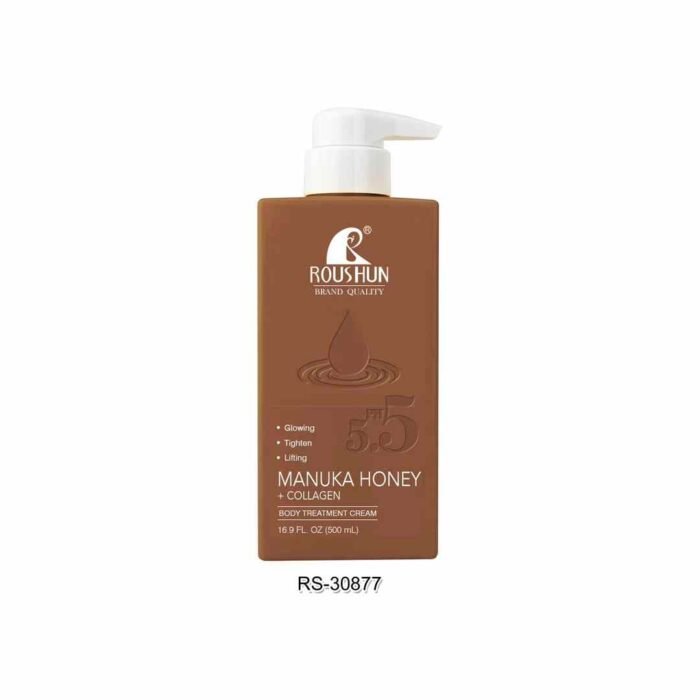 ROUSHUN Body Lotion 500ml Deep Moisturizing Manuka Honey Collagen Body Treatment Cream