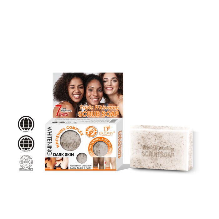 DR.DAVEY Scrub Soap Customizable Vitamin C Moisture Whitening Soap - Image 3