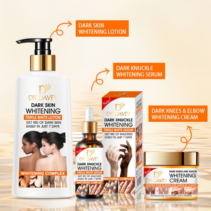 DR.DAVEY Fast Skin Whitening Body Lotion For Hand or Face Moisturizing Body Cream - Image 3