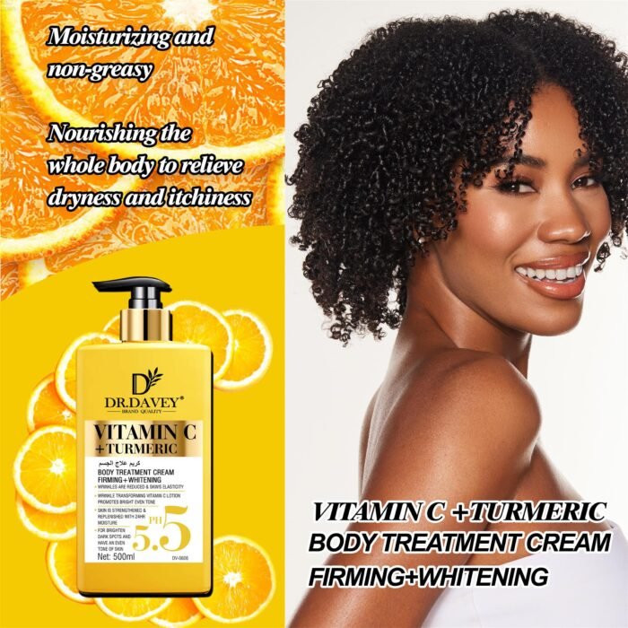DR.DAVEY Vitamin C Body Cream Body Lotion Turmeric Tumeric And Vitamin C Lotion Canada
