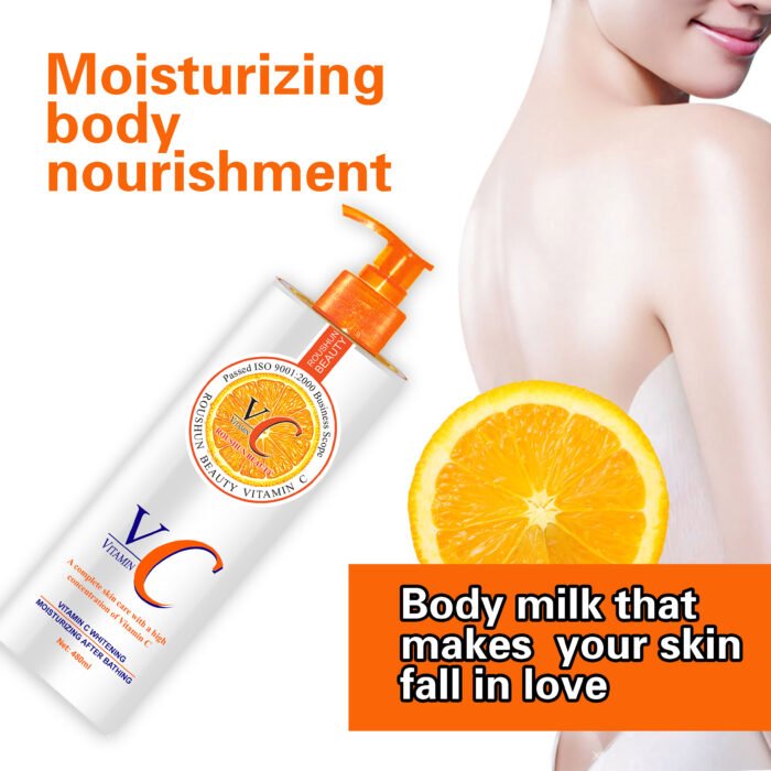 ROUSHUN Vitamin C whitening Lotion Wholesale Whitening Skin Care Moisturizing Body Cream - Image 4