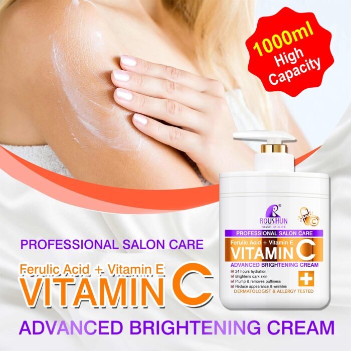ROUSHUN dry skin lotion Wholesale VC Body Lotion Hydrating Moisturizing Lotion for skin - Image 4