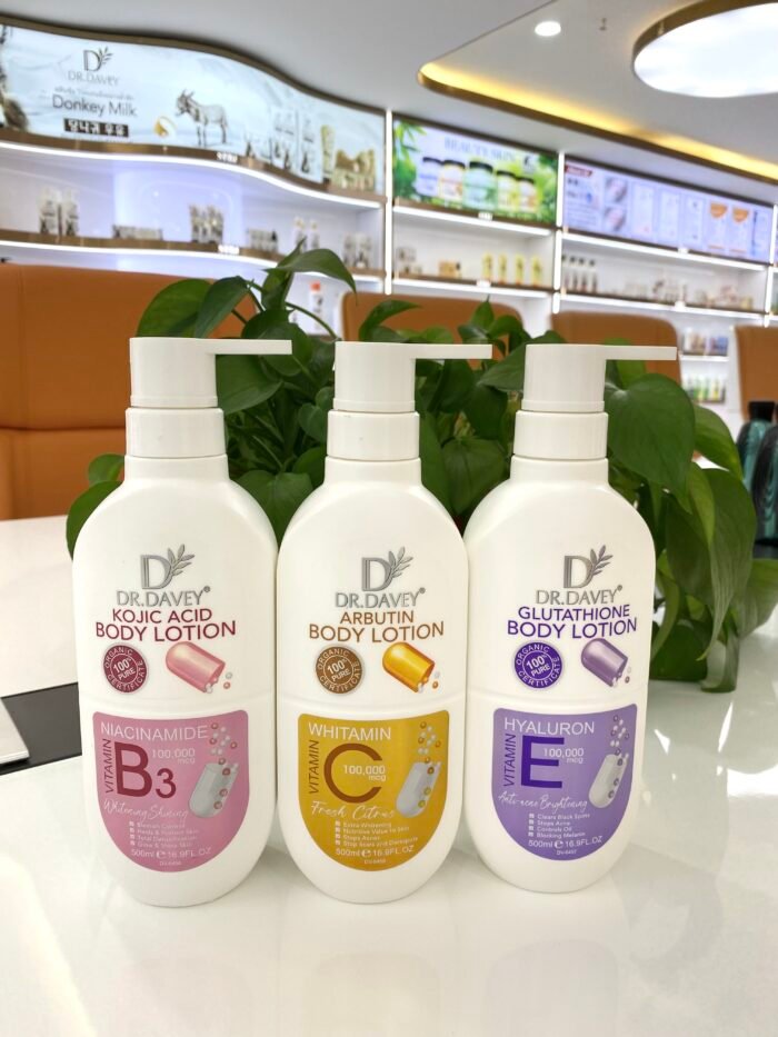 DR.DAVEY Brightening Body Cream Glutathione Vitamin E Skin Lighting Lotion Wholesale - Image 2