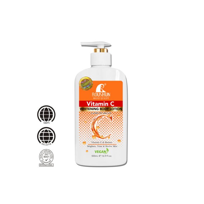ROUSHUN Vitamin C Body Cream Moisturizing Skin Whitening Body Care Cream Brightening - Image 5