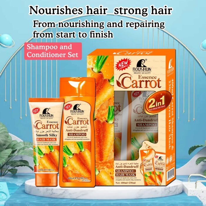ROUSHUN Carrot Anti-dandruff 2in1Private Label Shampoo - Image 5