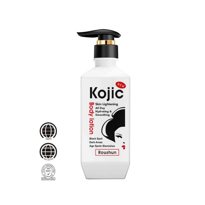 ROUSHUN Wholesale Body Lotion Kojic Acid Whitening Skin Ligthening All Day Hydrating Smoothing Body Lotion - Image 5