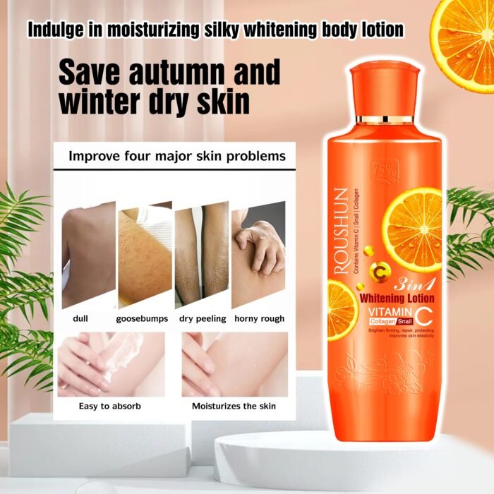 ROUSHUN VC Body Lotion Moisturizing Lighting Body Lotion - Image 5