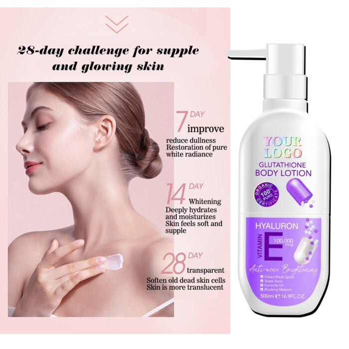 DR.DAVEY Brightening Body Cream Glutathione Vitamin E Skin Lighting Lotion Wholesale - Image 4