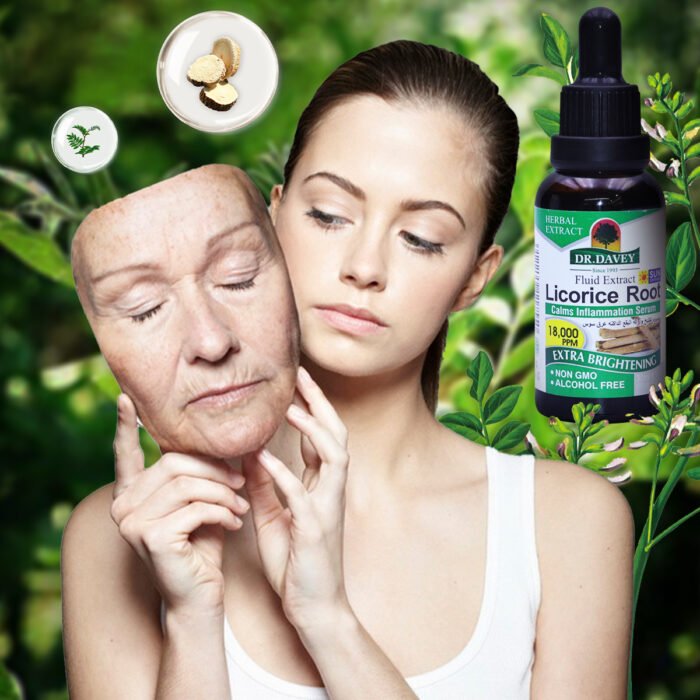 DR DAVEY Licorice Root Brightening Lightening Moisturizing Facial Serum - Image 5
