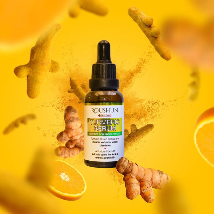 ROUSHUN Brightening Turmeric Face Serum Dark Spot Turmeric Serum